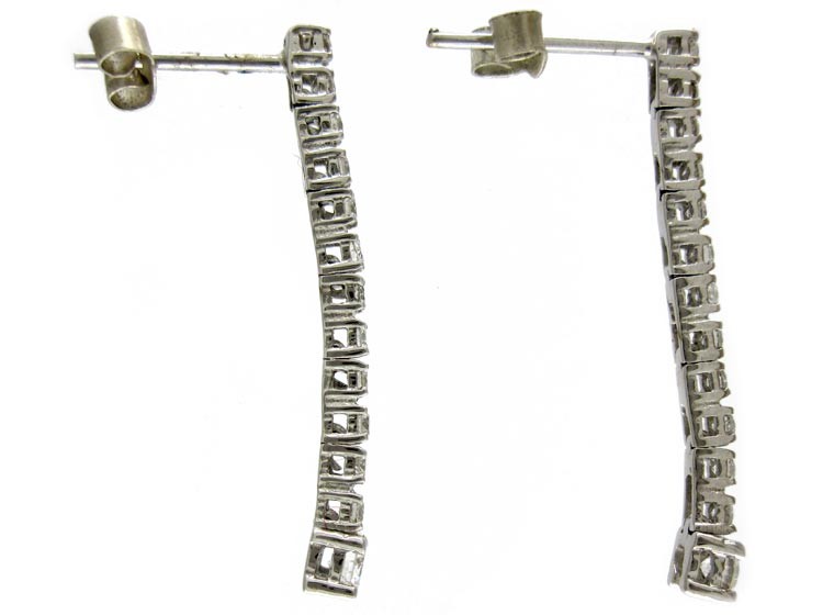 Diamond Drop Earrings