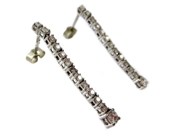 Diamond Drop Earrings