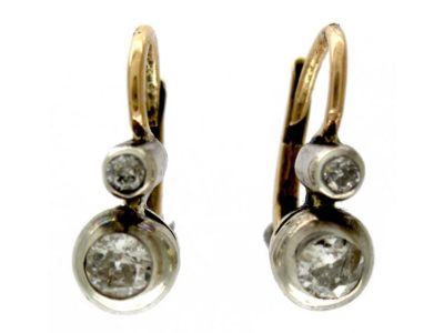 Art Deco Diamond Earrings