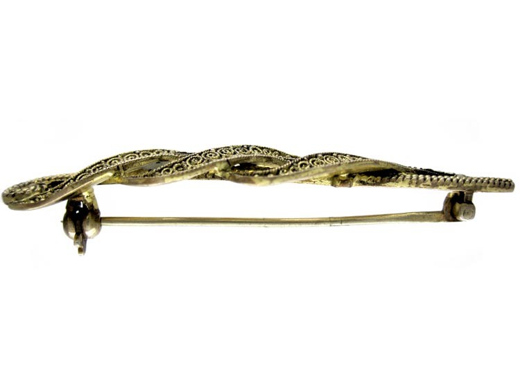 Theodor Farhner Silver Brooch