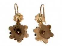Bohemian Garnet Drop Earrings