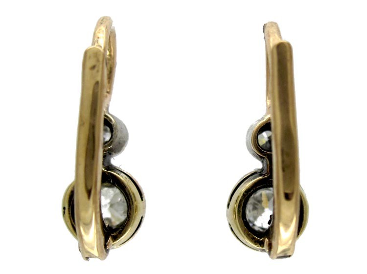 Art Deco Diamond Earrings