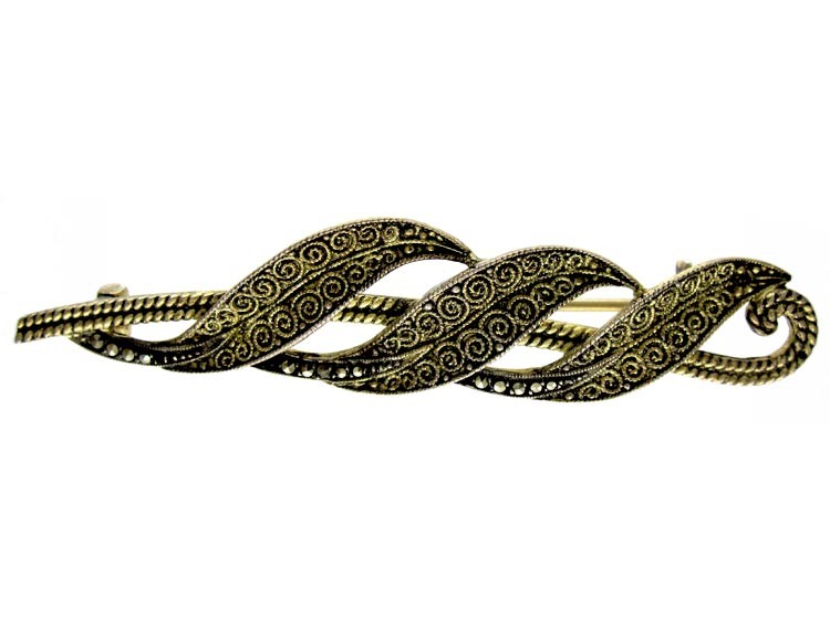 Theodor Farhner Silver Brooch
