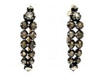 Rose-Cut Diamond Georgian Earrings