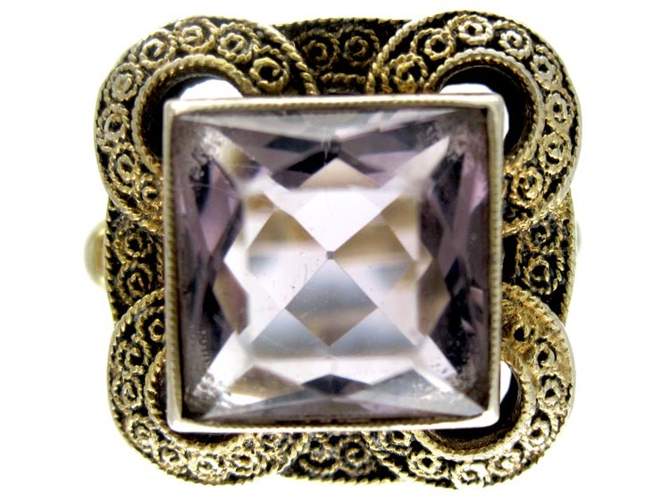 Theodor Fahrner Amethyst Ring