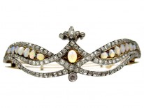 Opal Diamond Belle Epoque Bangle