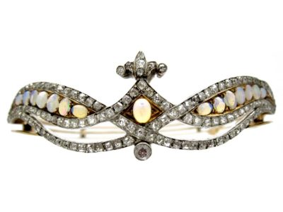 Opal Diamond Belle Epoque Bangle