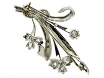 Diamond Spray Brooch