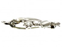 Diamond Spray Brooch