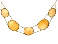 Classical Regency Shell Cameo Necklace