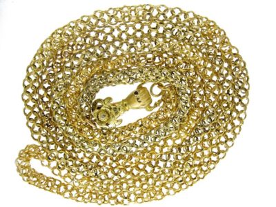 Georgian 18ct Gold Guard Chain