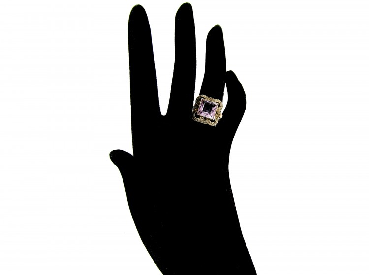 Theodor Fahrner Amethyst Ring