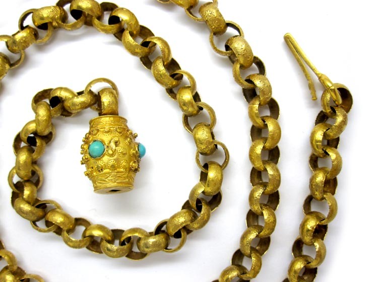 Georgian 18ct Gold Chain