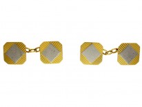 18ct Gold & Platinum Cufflinks