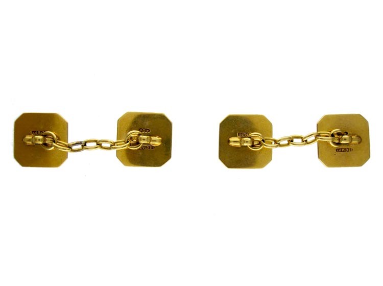18ct Gold & Platinum Cufflinks