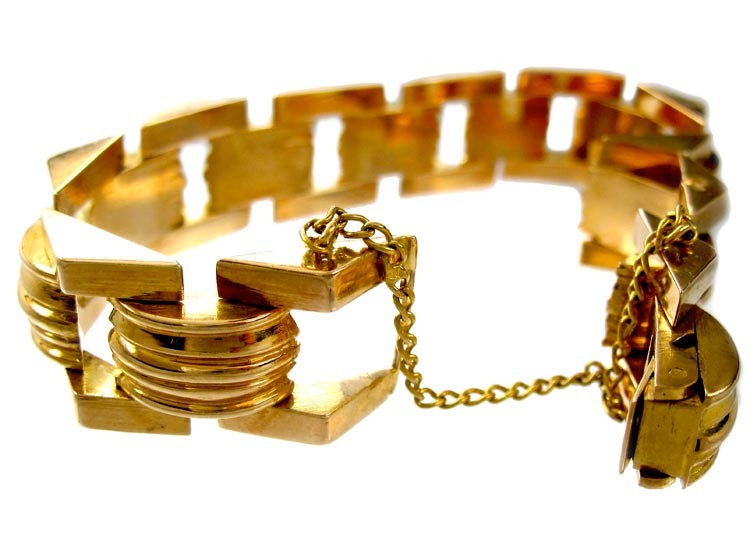 18ct Gold Link Bracelet