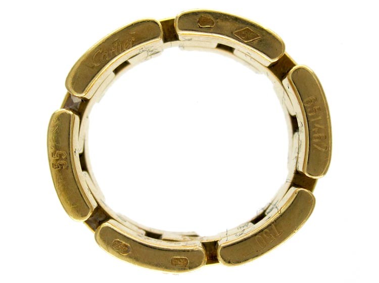 Cartier Brick Effect Ring