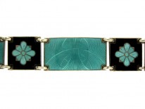 Silver Enamel Collar
