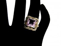 Theodor Fahrner Amethyst Ring