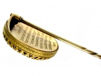 Racehorse & Jockey Reverse Intaglio Tie Pin