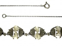 Silver Blister Pearl Necklace