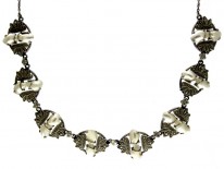 Silver Blister Pearl Necklace