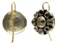 Georgian Paste Silver Earrings