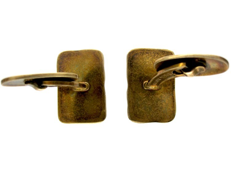 David Andersen Four Seasons Series Enamel Silver Cufflinks