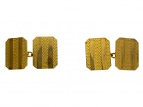 Gilded Metal Cufflinks