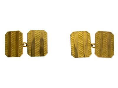 Gilded Metal Cufflinks