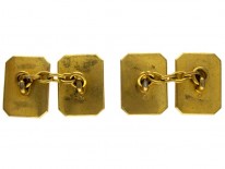 Gilded Metal Cufflinks