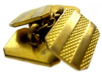 Gilded Metal Cufflinks