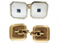 Art Deco Cufflinks & Studs Set in Original Case