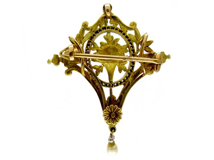 Basket Brooch Pendant