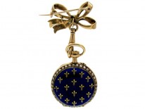 Blue Enamel Edwardian Dress Watch