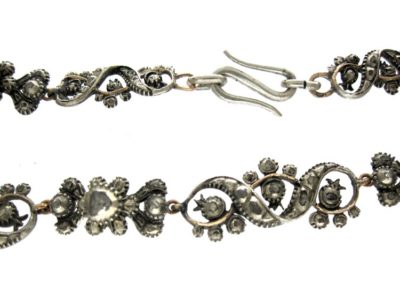 Georgian Rose Diamond Necklace