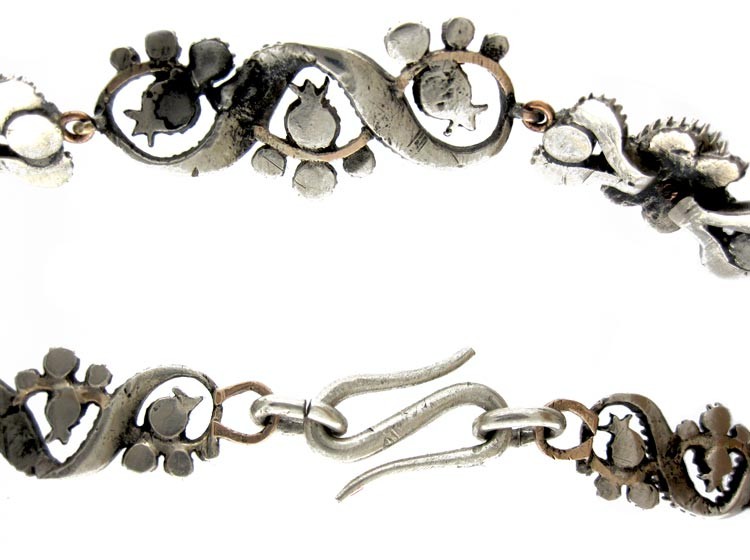 Georgian Rose Diamond Necklace