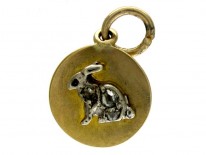 Diamond Set Rabbit Charm