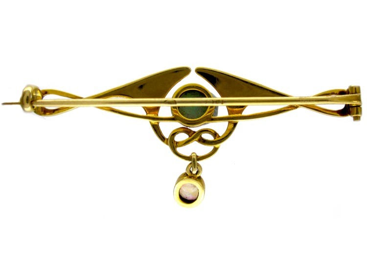 Murlle Bennett 15ct Opal Set Brooch
