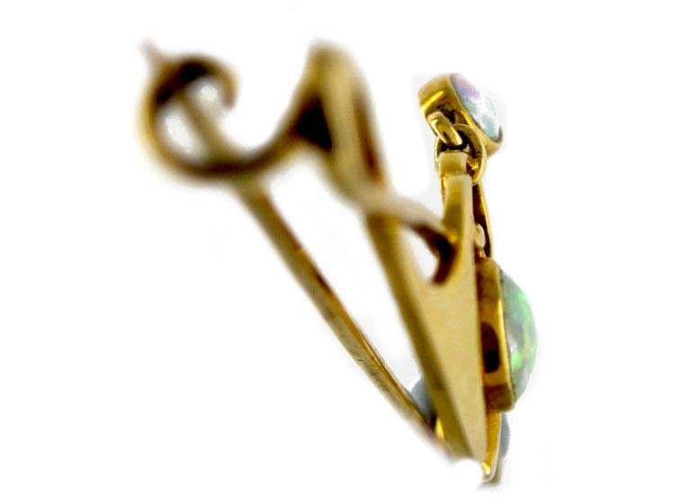 Murlle Bennett 15ct Opal Set Brooch