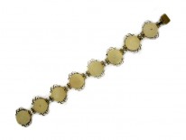 Micro Mosaic Silver Bracelet