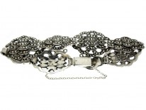 Marcasite & Silver Art Deco Bracelet