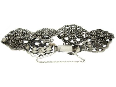 Marcasite & Silver Art Deco Bracelet