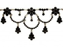 Bohemian Garnet Art Nouveau Necklace