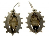 Acorn Silver Victorian Earrings