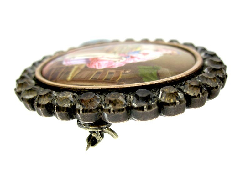 Enamel Miniature Brooch