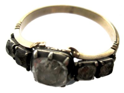 Georgian Paste Gold Ring