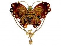 Regency Tortoishelle & Gold Butterfly