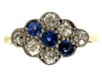 Art Deco Sapphire Diamond Ring
