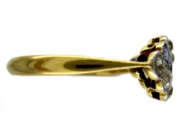 Art Deco Sapphire Diamond Ring